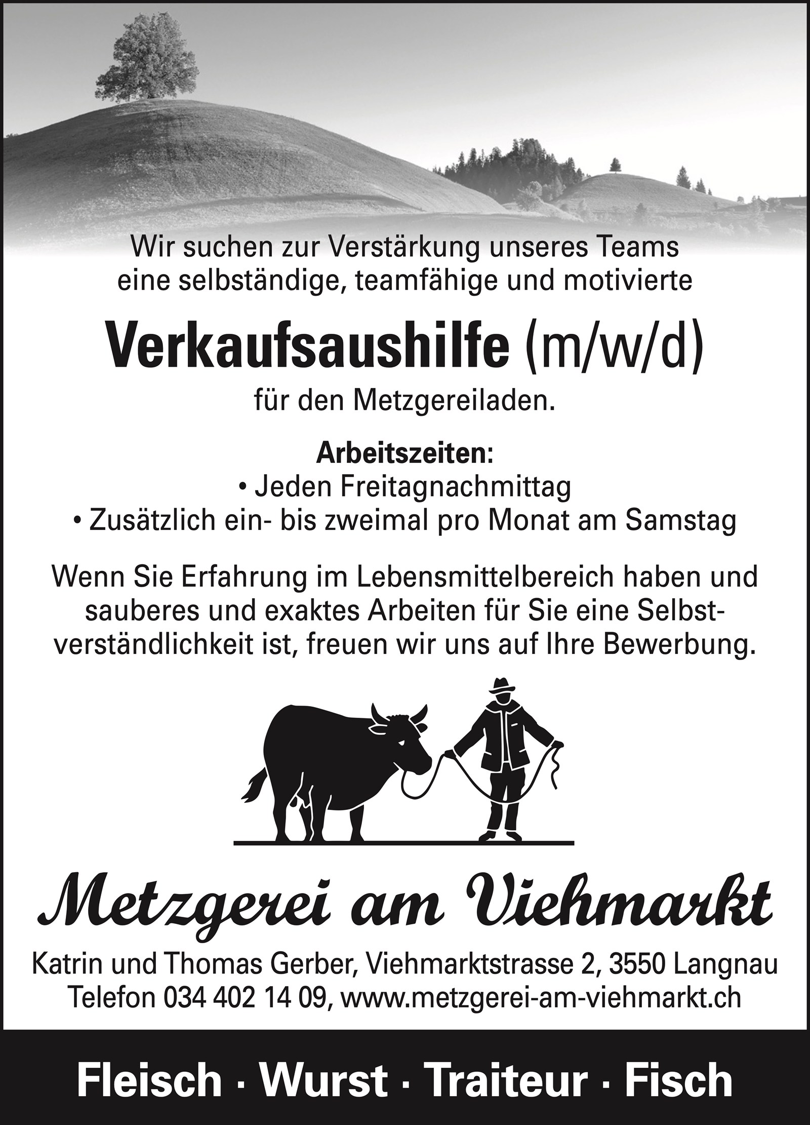 2026 10 Metzgerei Vieh Aushilfe 3Sp